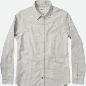 Taylor Stitch - California Shirt - White Jacquard - M/40